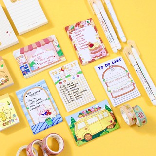 Tập giấy Note Gấu trắng - Danh sách công việc