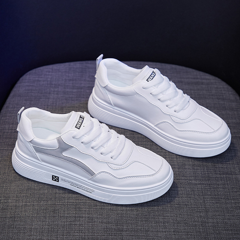 Giày bata màu trắng thoáng khí phong cách thời trang hàn quốc 2020