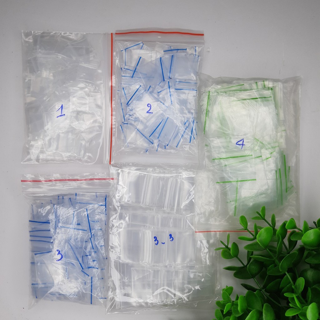 Túi zip mini 4 bịch : 180k