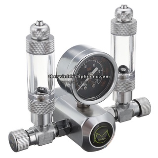 BỘ VAN CHIA 2 CO2 MUFAN (TẶNG KÈM 2 ĐẾM GIỌT 2 BÊN)