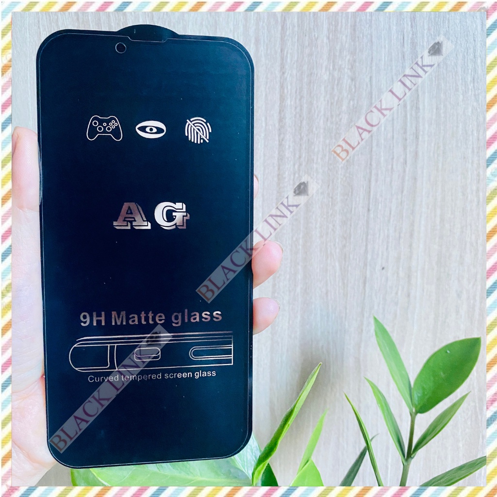 Kính cường lực iphone full màn AG chống vân tay 6/6s/6plus/6s plus/7/8/7plus/8plus/x/xs/xsmax/xr/11/12/13/pro/max