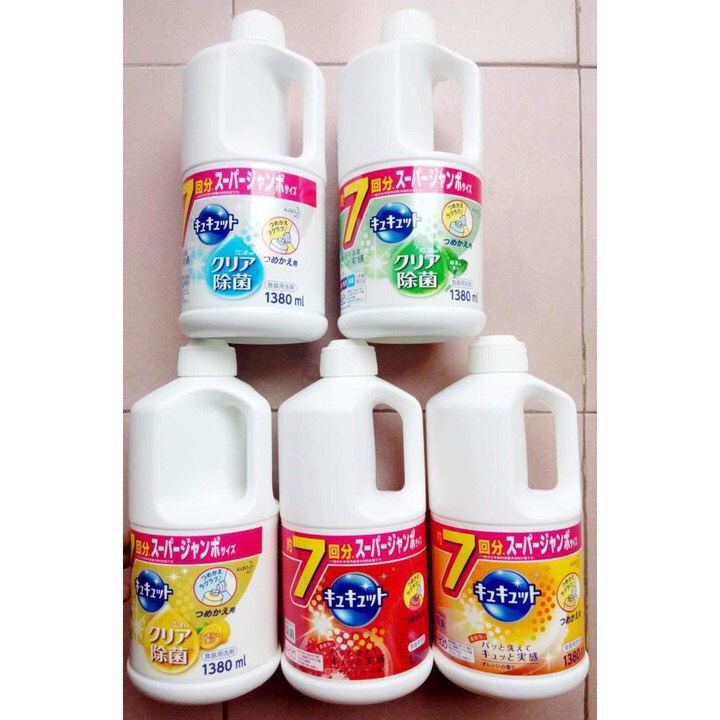 Nước rửa bát Kao Nhật Bản 1380ml