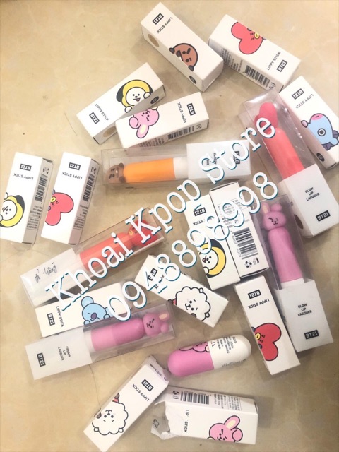 Son kem BT21 Son thỏi BT21