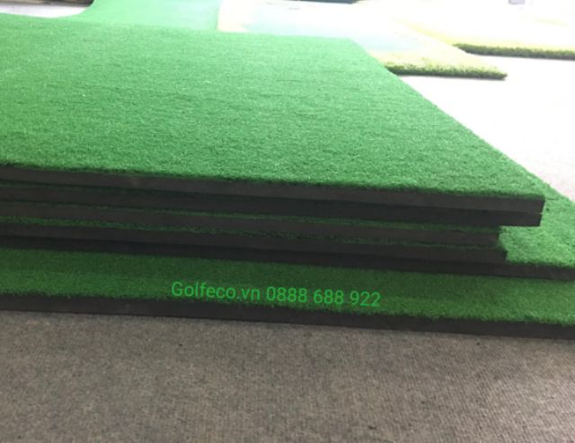 Thảm tập Golf swing kích thước 1,5x1,5m - Tặng kèm 2 tee và 3 bóng