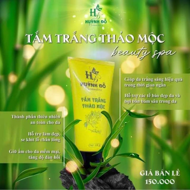 tắm trắng thảo mộc huỳnh đỗ