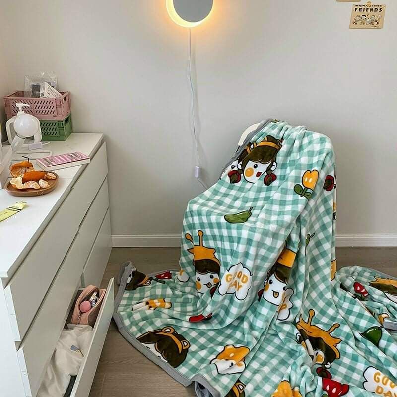 Chăn lông tuyết sữa hàn quốc 2mx2m3 bản 2022