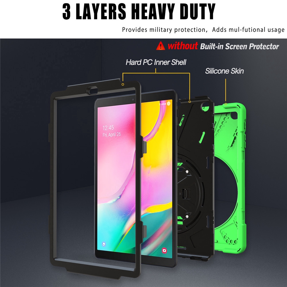 Bao đựng máy tính bảng bằng cao su chống sốc có dây đeo vai và cổ tay cho iPad Mini 1/2/3/4/5/6 Air 2 | BigBuy360 - bigbuy360.vn