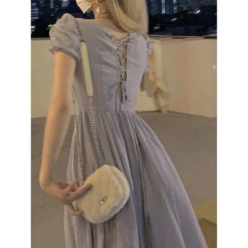 Đầm Dài Tay Ngắn Thời Trang Mùa Hè Dành Cho Nữ