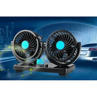 Quạt Thổi Gió Đôi Gắn Xe Hơi Chuyên Dụng Cao Cấp