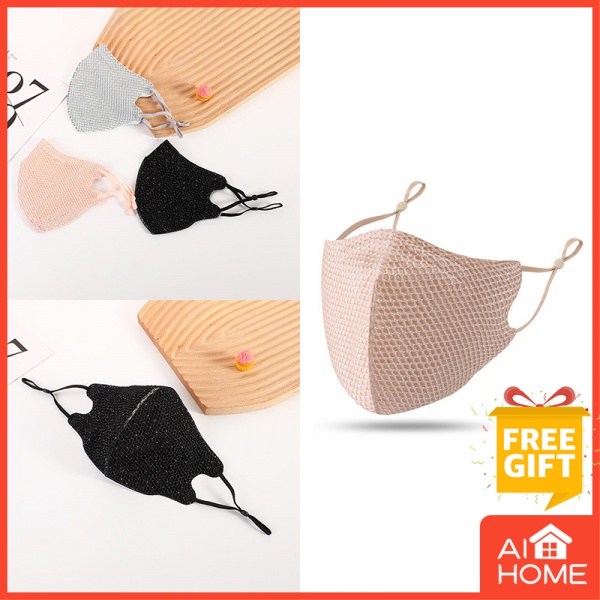 Khẩu Trang cotton Chống Tia UV Chống Bụi Thoáng Khí Thời Trang Có Thể Tái Sử Dụng