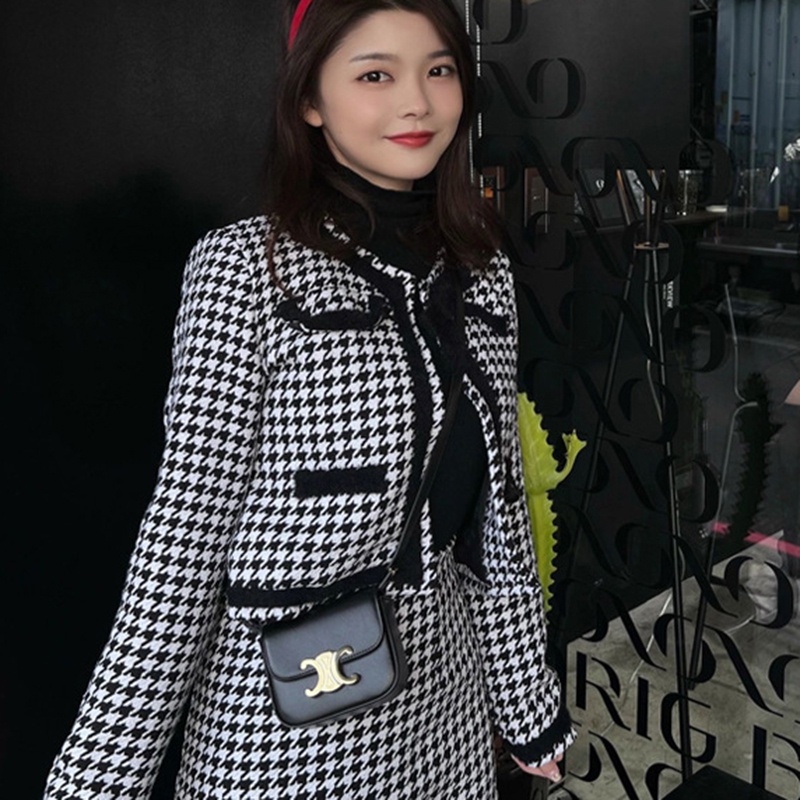 Túi đeo chéo IELGY cỡ nhỏ đựng son môi 4 màu phong cách retro cho nữ