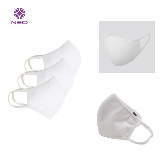 Khẩu Trang Vải Kháng Khuẩn Cản Bụi Chống Uv Chắn Bọt Giọt Bắn Màu Đen Trắng Xám | BigBuy360 - bigbuy360.vn