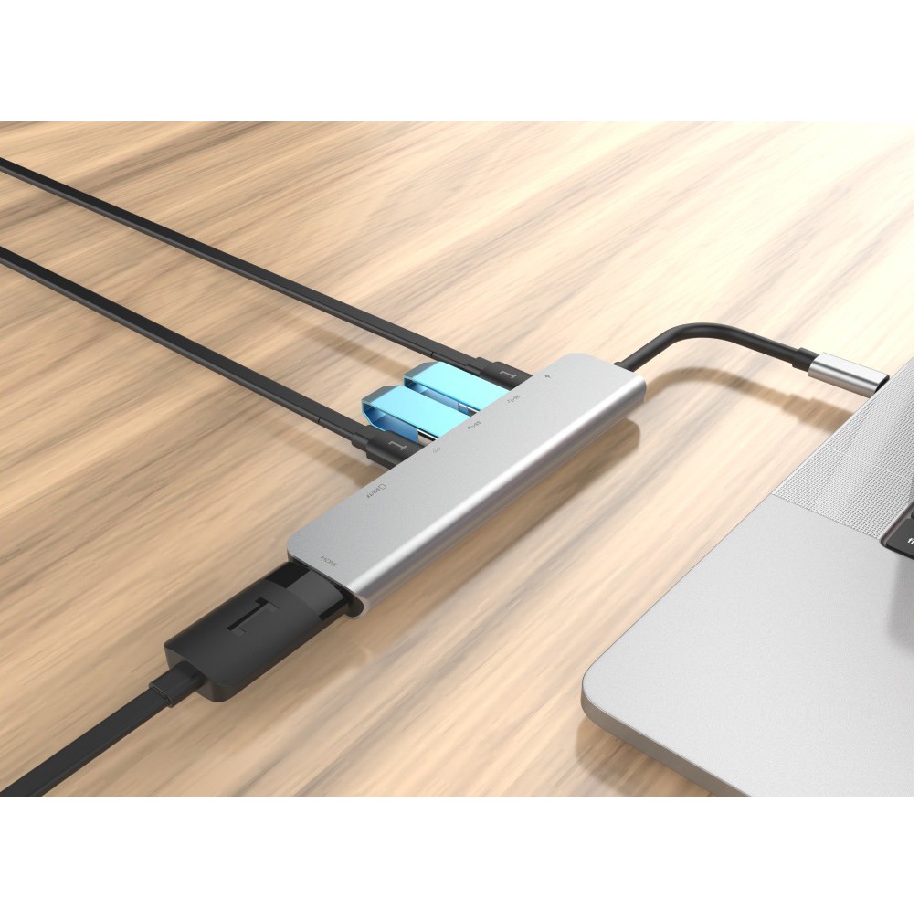 Hub Usb Type-c 7 cổng cho Macbook, Samsung Dex