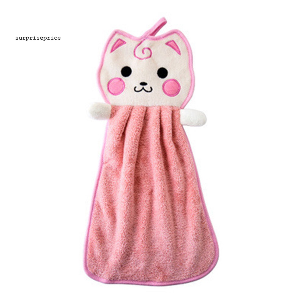 Khăn lau tay treo tường kiểu họa tiết hoạt hình đáng yêu