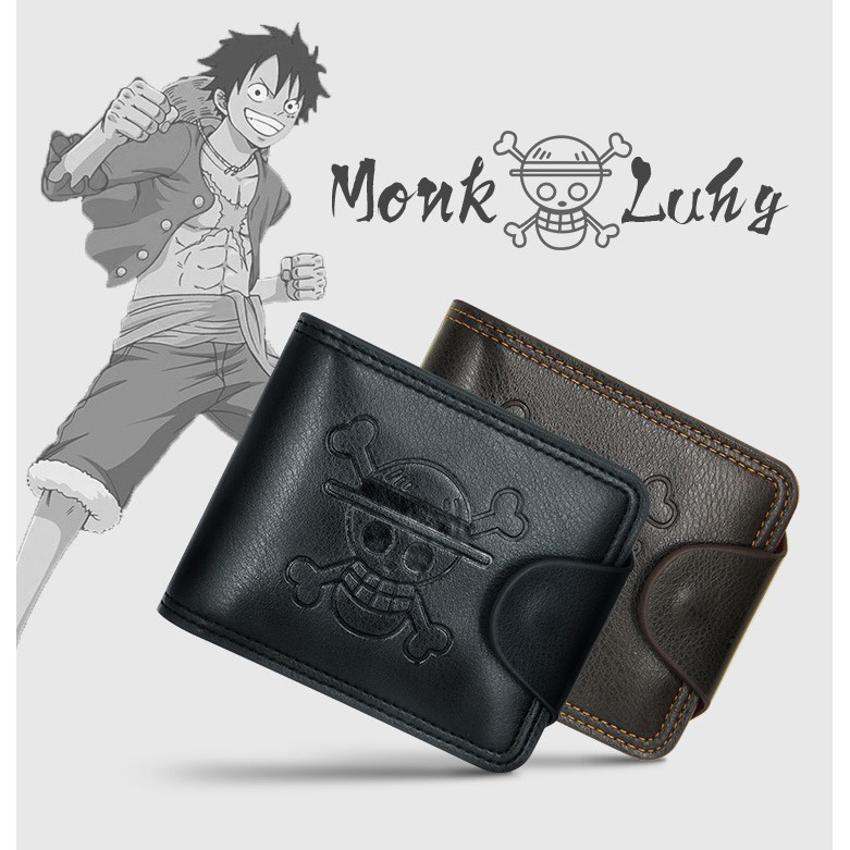 Ví Da Nam In Hình Nhân Vật Phim One Piece Cá Tính