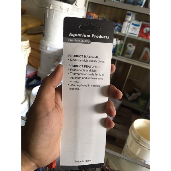 Cây đo nhiệt độ hồ cá kiểng betta , sim thái , rupy , cá phướng , tôm cá