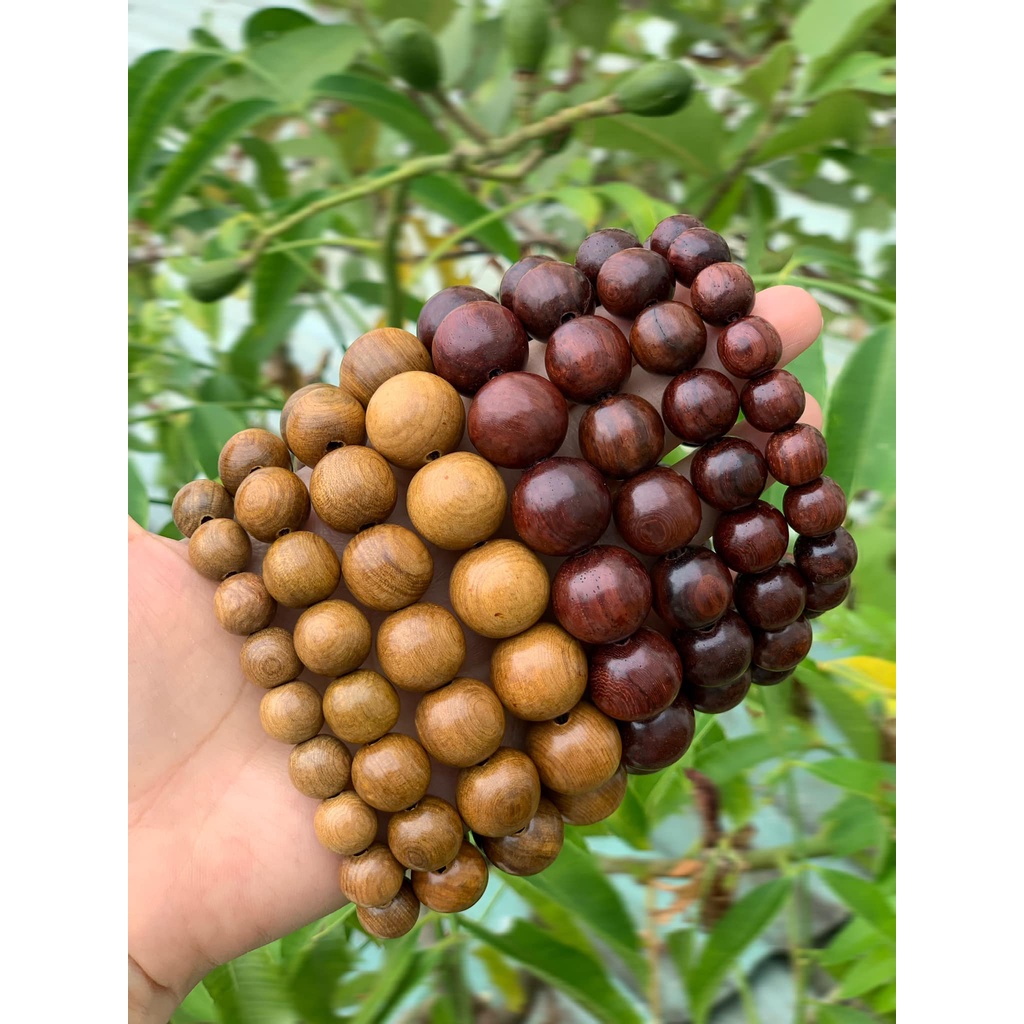 vòng đeo tay gỗ cẩm lai 14 ly 16 ly