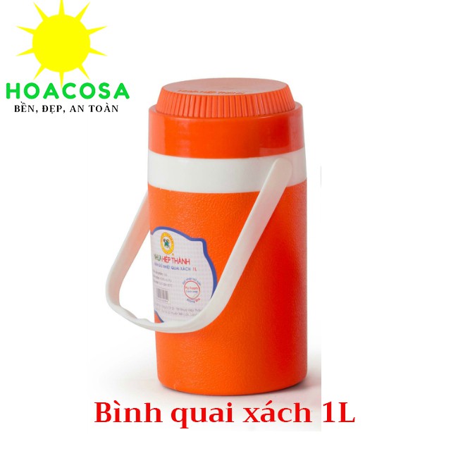 Bình Nước Đá Có Quai Xách 1 lít /1.6 lít /2 lít Hibox (Nhựa Hiệp Thành) Giữ Nhiệt Lâu, Bền, Đẹp . Đồ Gia Dụng Hoacosa