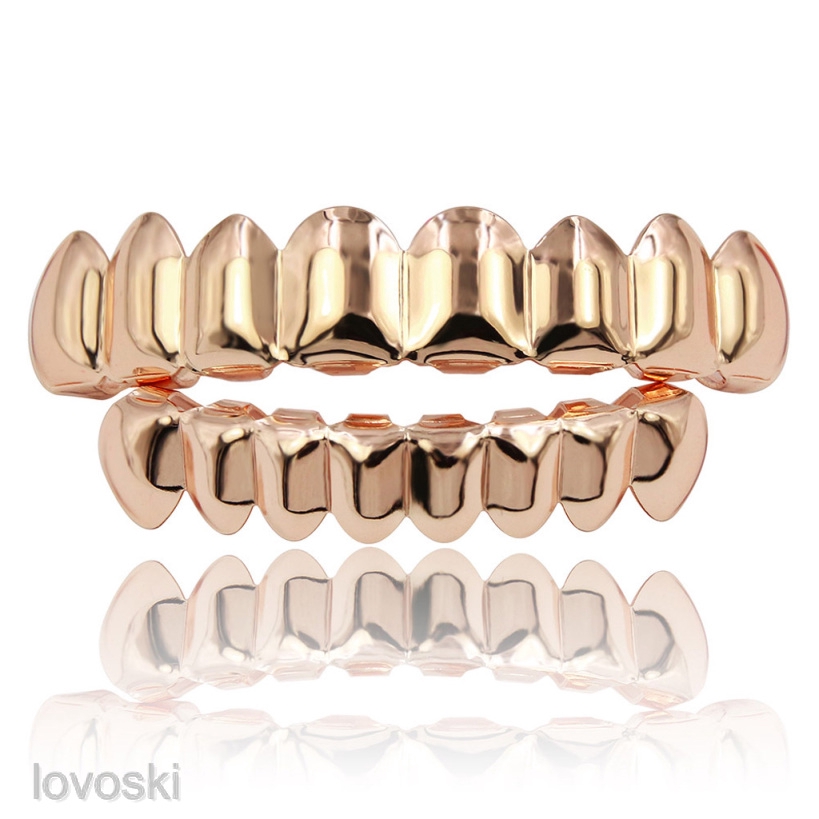 [Lovoski] Bộ Khuôn Nướng Răng Mạ Vàng 18K Dùng Hóa Trang Halloween