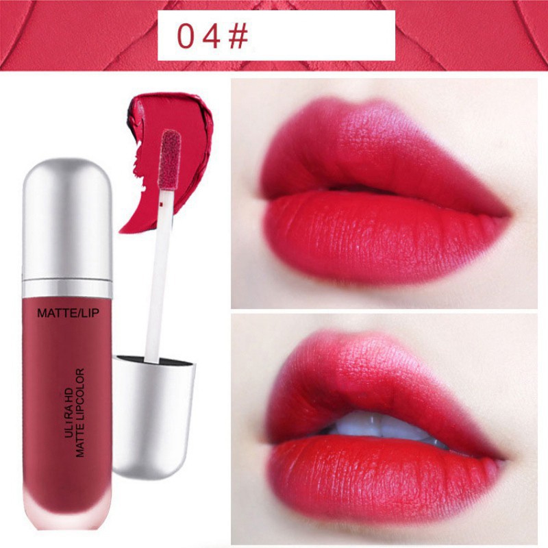 Son kem lì Novo Big Ultra HD Matte Lip bền màu chống trôi PH8