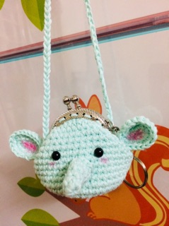 Túi khung đựng tỏi kiêm móc khoá