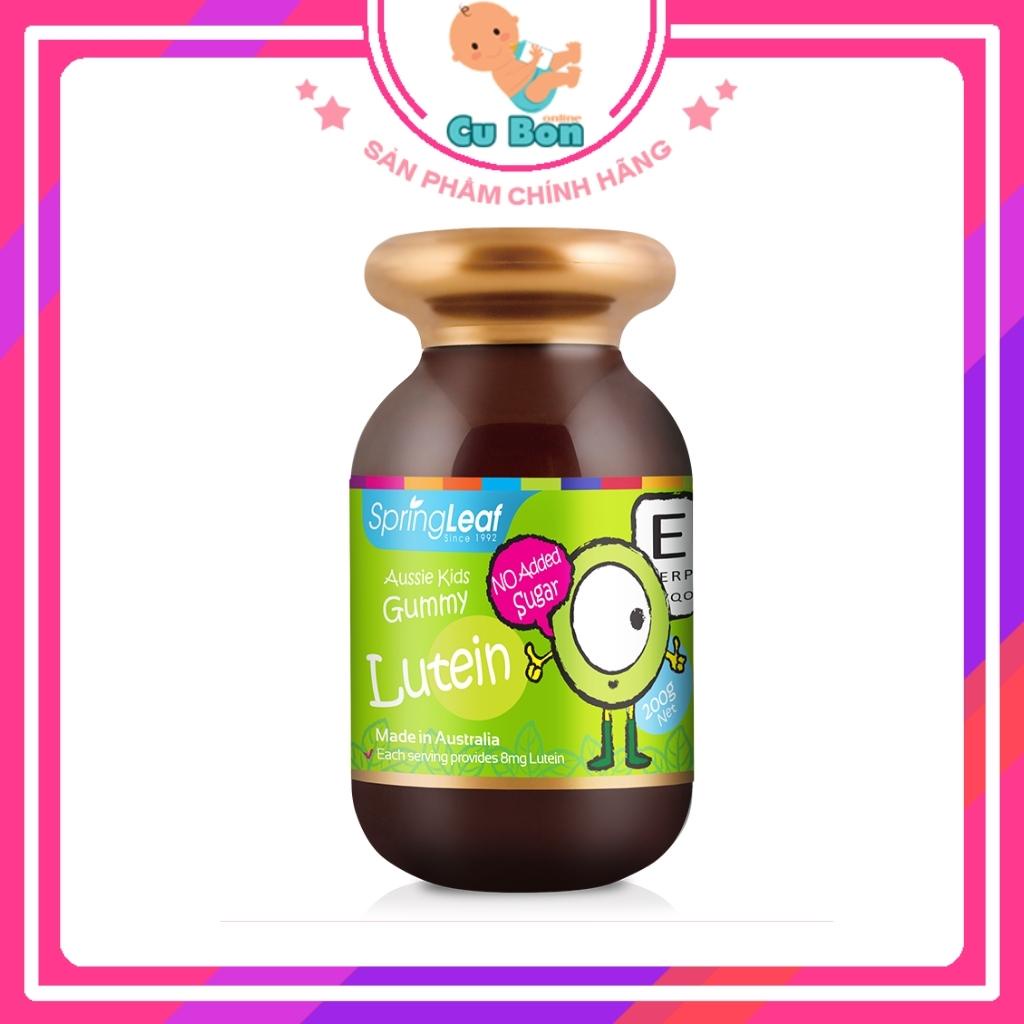 Viên Nhai Bổ Mắt Cho Bé Spring Leaf Aussie Lutein Kids Gummy của úc cho bé từ 2 tuổi