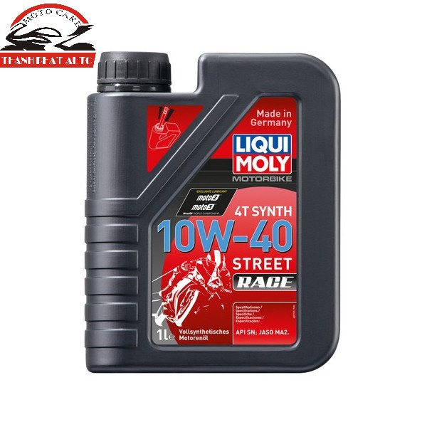 Nhớt cao cấp cho xe moto/ xe máy Liqui Moly Street Race 10W40 1L