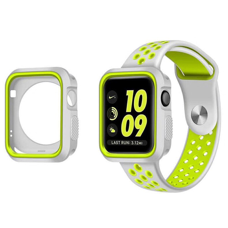 Ốp Silicone Bảo Vệ Mặt Đồng Hồ Apple Watch Series 6/ Se/ 5/ 4/ 3/ 2/ 1