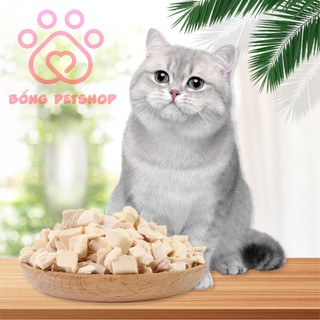 Đồ ăn vặt Thịt gà sấy khô cho chó mèo - Viên gà đông khô