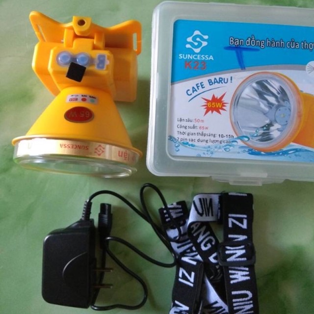 Đèn pin đội đầu siêu sáng chống nước tuyệt đối