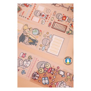 Set sticker PET dạng dài DAILY LIFE
