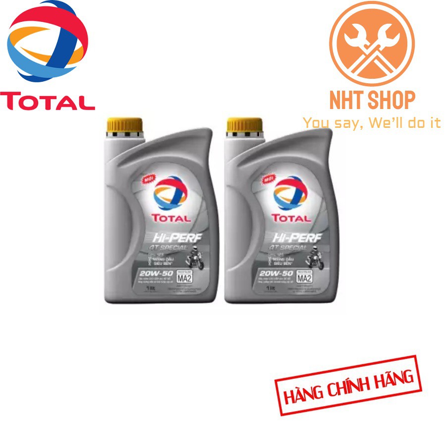 Dầu nhớt Total HI-PERF 4T SPECIAL 20W50 1 lít – NHT Shop