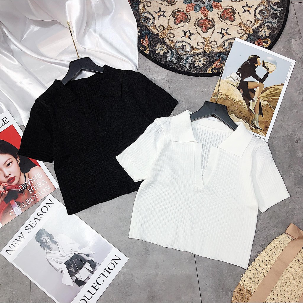 ÁO LEN 2 màu dáng ngắn mã 2021(Kèm ảnh thật,video) | BigBuy360 - bigbuy360.vn