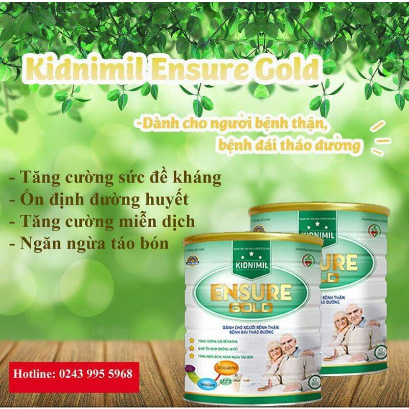 SỮA KIA KIDNILK ENSURE GOLD 900G