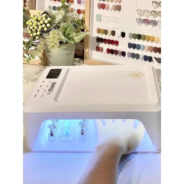 Máy hơ gel T8 72W máy hơ móng công suất lớn 60 bóng