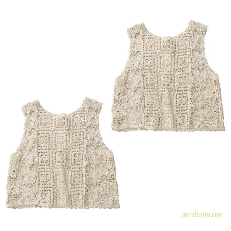 Áo Khoác Cardigan Không Tay Họa Tiết Thêu Thời Trang Cho Nữ