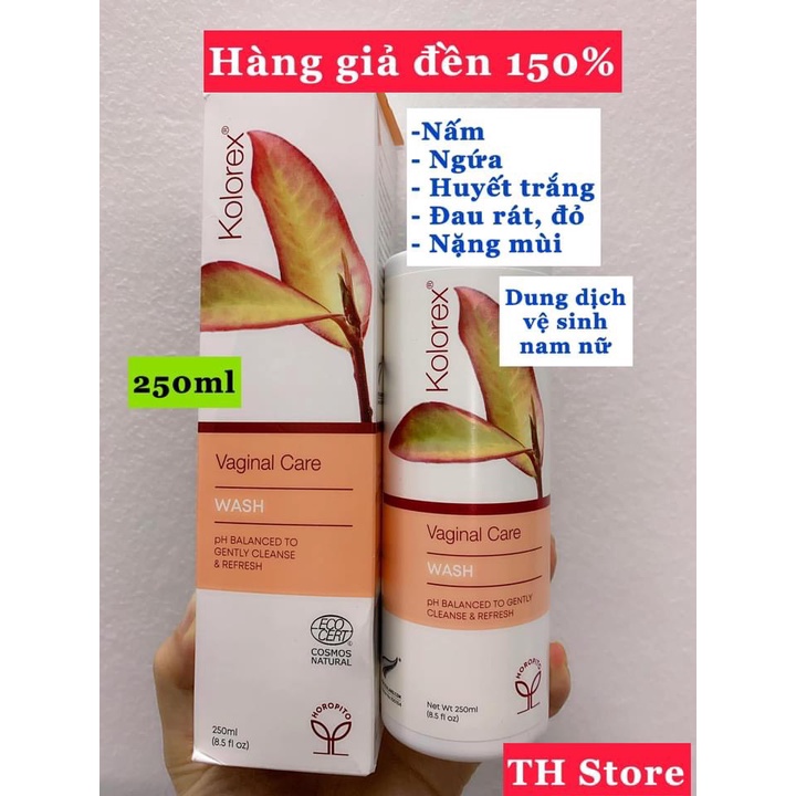 Bill, hàng Air, dung dịch vệ sinh phụ nữ Kolorex Vaginal Wash loại bỏ nấm, huyết trắng khí hư, mùi hôi, ngứa, đau rát