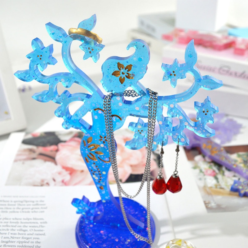 Khuôn Silicon Không Mùi Dùng Làm Trang Sức Diy Giá Đỡ