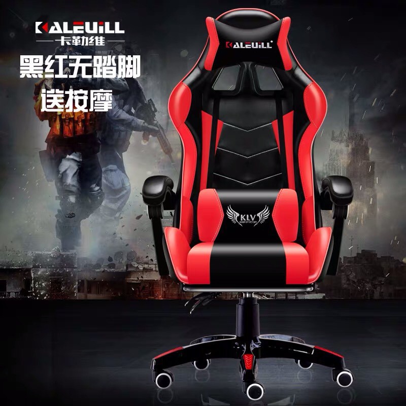 [ Giá Huỷ Diệt ] Ghế game DN803, ghế xoay văn phòng ngả lưng ( Màu đỏ đen)