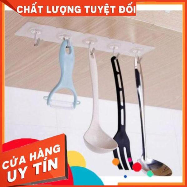 [ Siêu rẻ ] Móc dán dính tường trong suốt siêu dính chịu lực