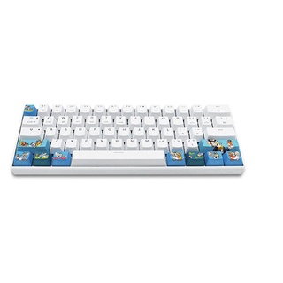 Set keycap nút phím cơ modifier PBT in hình 10 nút doraemon, tom jerry