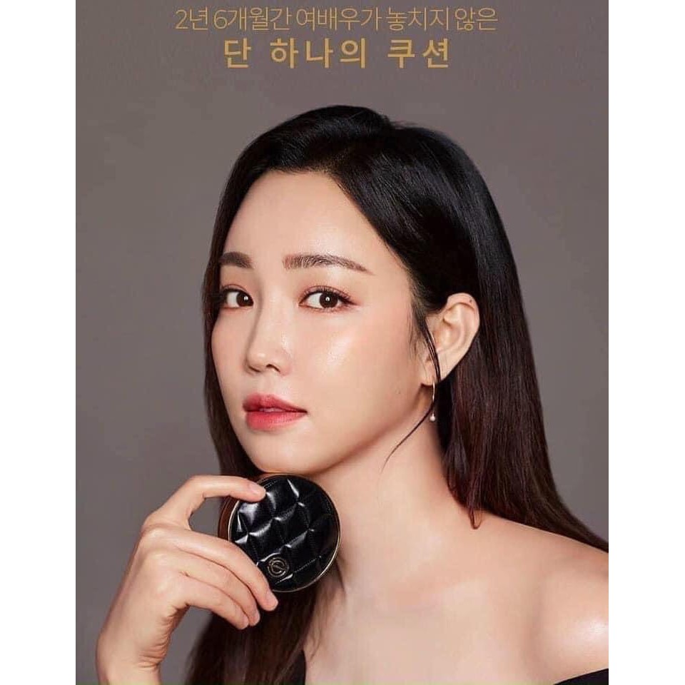 Phấn nước DPC Pink Aura SPF 50/PA+++ 21 Pink Beige 2 lõi 2 x 15 g Hộp Đen | BigBuy360 - bigbuy360.vn