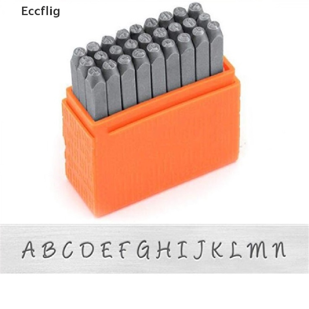 Bộ dụng cụ đục lỗ in hình chữ số bằng kim loại thép tôi luyện cho đồ da và gỗ