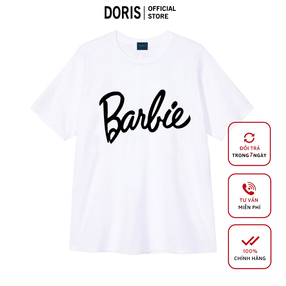 [Mã DORRT8250 giảm 250k] Áo phông BARBIE trẻ trung hiện đại năng động DORRIS N