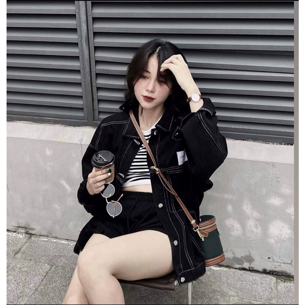 Áo Tank 3 Lỗ  Kẻ May Viền Chất Liệu Xốp Freeship Áo 3 lỗ 2 màu Đen Trắng