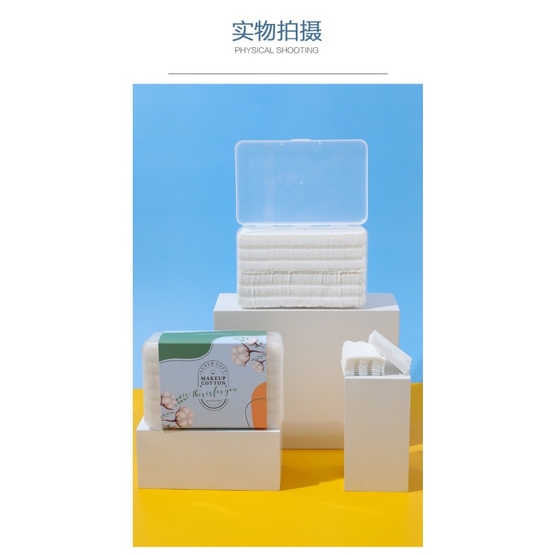 Khăn cotton Vuông Ba Lớp Dùng Tẩy Trang Ướt OEM