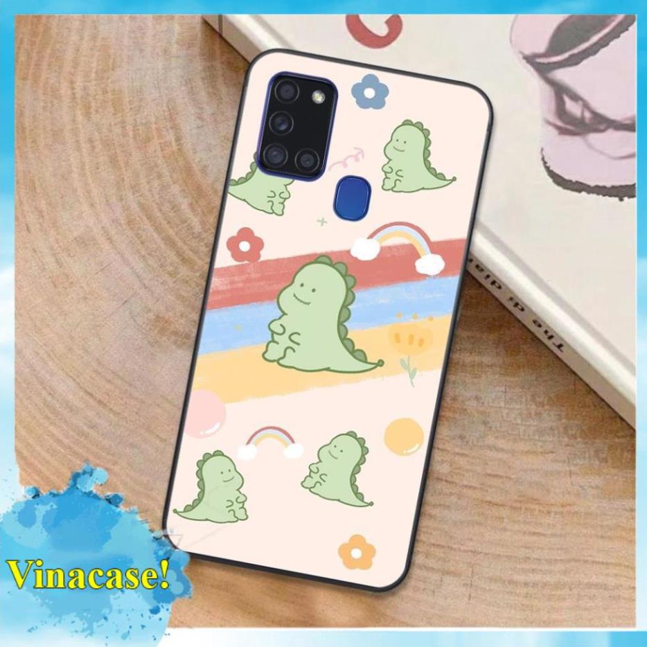 Ốp lưng Samsung Galaxy A20S - A21S in hình khủng long cute