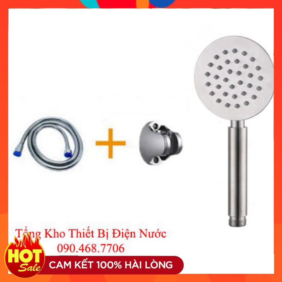 Bộ vòi hoa sen tắm  tròn inox cao cấp VHS 09