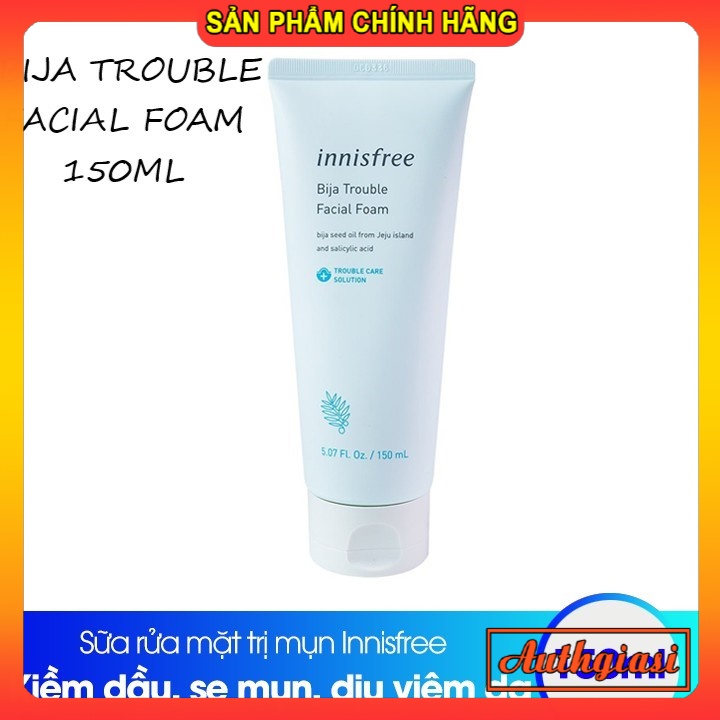 MẪU MỚI NHẤT Sữa rửa mặt Innisfree Green Tea - Jeju Volcanic - Bija Trouble Srm tro trà Innis 150ml NEW 2022