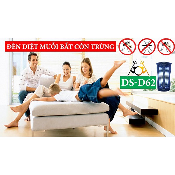 Đèn bắt muỗi, diệt côn trùng Đại Sinh DS-D62 chính hãng